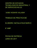 DISEÑO DE BASE DE DATOS INTRODUCCIÓN A ORACLE ACADEMY