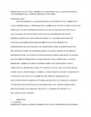 PROPICIAR UNA CULTURA AMBIENTAL PARTIENDO DE LA CAPACITACION DE LOS MIEMBROS DEL CABILDO MENOR DE MALEMBA