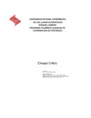 PROGRAMA ACADÉMICO GUASDUALITO COORDINACION DE POSTGRADO