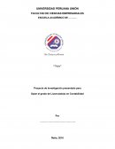 ESTRUCTURA DE PROYECTO TESIS