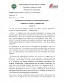 La aspiración de la felicidad y la experiencia del sufrimiento “El malestar en la cultura”- Sigmund Freud