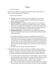 Violencia, 3 tipos. Página 1
