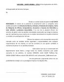 Nota de Presentacion Para Compas