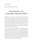 Historia y Fundamentos de la Psicología René Descartes: ¿Un revolucionario leído entre líneas?