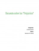 ¿Qué prejuicios considera Ud. Son los más frecuentes de los clientes?