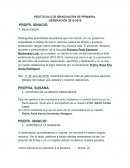 PROTOCOLO DE GRADUACIÓN DE PRIMARIA.