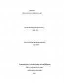 ENSAYO “PEDAGOGIA EN PREESCOLAR”