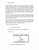 Resumen de negocio cafetería “Aroma & Café”