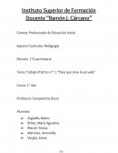 Trabajo Práctico n° 1: “Para qué sirve la escuela”