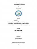 Prevencion y orientacion sobre el uso de drogas