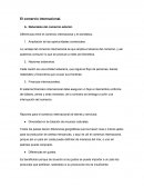 Diferencias entre el comercio internacional y el doméstico