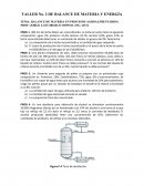 BALANCE DE MATERIA EN PROCESOS AGROALIMENTARIOS