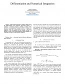 Diferenciación Numérica