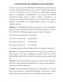 CONTRATO DE TRANSFERENCIA DE POSESION