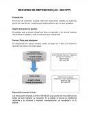 ESQUEMAS DE RECURSOS DE IMPUGNACION