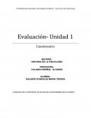 Evaluación de la información de las lecturas recomendadas para la unidad 1