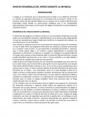 ENSAYO DESARROLLO DEL APEGO DURANTE LA INFANCIA