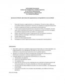 Ejercicio de reflexión sobre Desarrollo organizacional, correspondiente al curso de DHyO