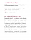 Ayudar a fijar la estrategia de internacionalización del cliente.