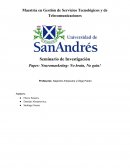 Maestría en Gestión de Servicios Tecnológicos y de Telecomunicaciones