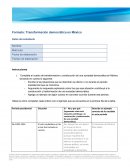 Transformación democrática en México