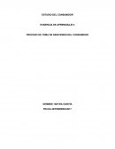 Estudios del consumidor PROCESO DE TOMA DE DESICIONES DEL CONSUMIDOR