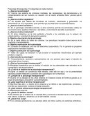 Actividad Psicologia ¿Qué es la psicología?