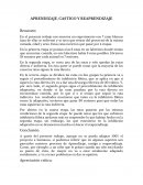 APRENDIZAJE, CASTIGO Y REAPRENDIZAJE