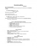 Requiere de dos elementos ya que está compuesta por dos estados que son la Economía y la Política.