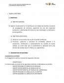 PROYECTO DE PRACTICAS pre profesionales