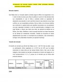 Selección del mercado objetivo, tamaño, SOM, principales ofertantes, productos y formatos