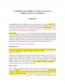 LA IMPORTANCIA SOBRE EL USO DE LAS PLANTAS MEDICINALES EN LA SOCIEDAD