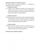 Beneficios derivados de los indicadores de gestión