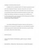 Informe con esquema fisico de datos