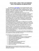 Aguas que lloran por los humanos. Agua contaminada en Berazategüi