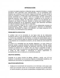 PROYECTO TUTORIA 2° GRADO. Página 1