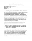 Resumen paper Keynes y los clásicos: una interpretación sugerida”