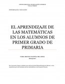 EPISTEMOLOGÍA Y EDUCACIÓN EL APRENDIZAJE DE LAS MATEMÁTICAS EN LOS ALUMNOS DE PRIMER GRADO DE PRIMARIA