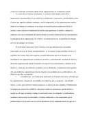 ¿Cuál es la visión del ser humano dentro de las organizaciones en el momento actual?