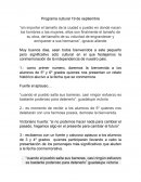 Programa cultural septiembre