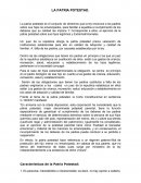 LA PATRIA POTESTAD. Características de la Patria Potestad
