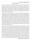 Ensayo "EL extranjero"