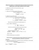 Muestra de cálculos en la determinación del porcentaje de Sacarosa de la bebida Sprite y porcentaje alcohólico de licor Cacique