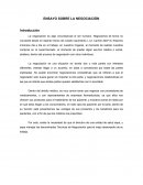 Ensayo sobre Negociación