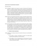¿Cómo funciona el mercado financiero extranjero?