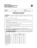 Administracion de operaciones I Segunda practica de salon