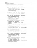 Relaciona los siguientes reactivos con la respuesta correcta