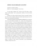 Análisis de “Amor de ciudad grande”, de José Martí