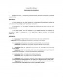 EVALUACIÓN MÓDULO I PSICOLOGÍA DEL APRENDIZAJE