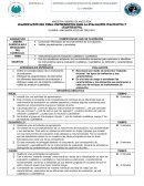 PLANIFICACIÓN DE INSTRUMENTOS DE EVALUACIÓN